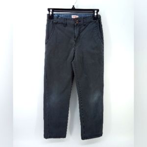 Cat & Jack Straight Recto Cotton Spandex Gray Pants Elastic Waist 12 2017